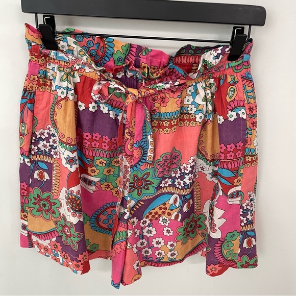 Mille Cary Shorts Shangri-La Pink Print Size Small Tesort Travel Tuckernuck. C2 - Picture 2 of 7